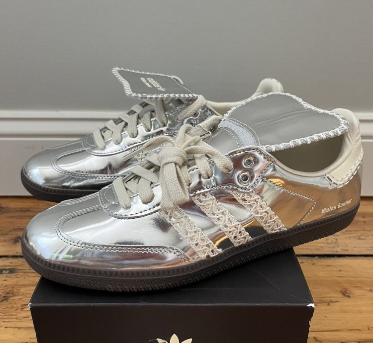 Adidas Wales Bonner Samba Silver Metallic Gum Ig8181