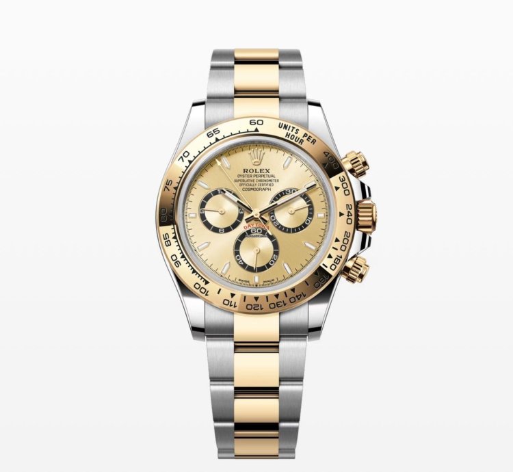 Rolex Daytona 2024 Steel And Gold Daytona Champagne Dial Unworn Box And Papers 126503