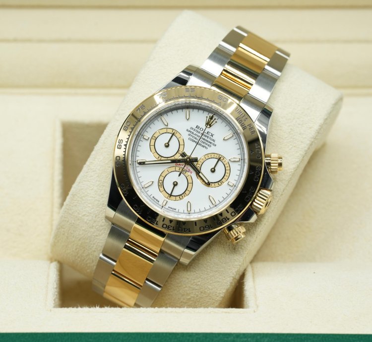 Rolex Daytona 2024 Steel And Gold Daytona White Dial Unworn Box And Papers 126503