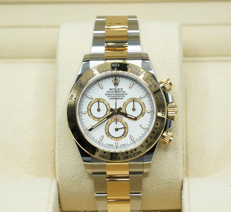 Rolex Daytona 2024 Steel And Gold Daytona White Dial Unworn Box And Papers 126503