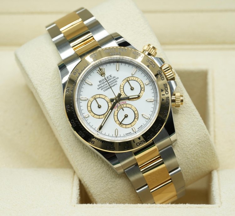 Rolex Daytona 2024 Steel And Gold Daytona White Dial Unworn Box And Papers 126503