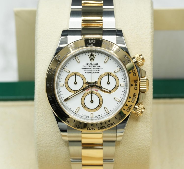 Rolex Daytona 2024 Steel And Gold Daytona White Dial Unworn Box And Papers 126503