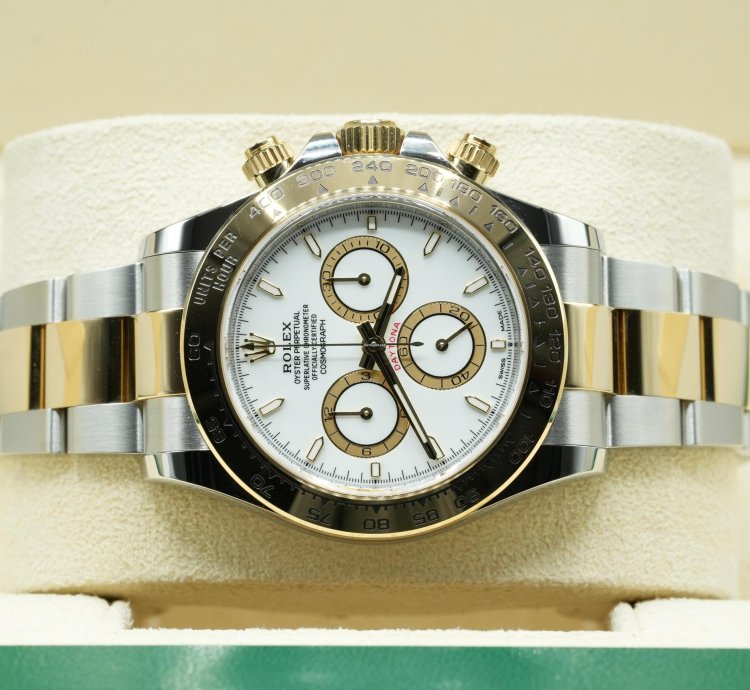Rolex Daytona 2024 Steel And Gold Daytona White Dial Unworn Box And Papers 126503
