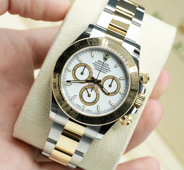 Rolex Daytona 2024 Steel And Gold Daytona White Dial Unworn Box And Papers 126503