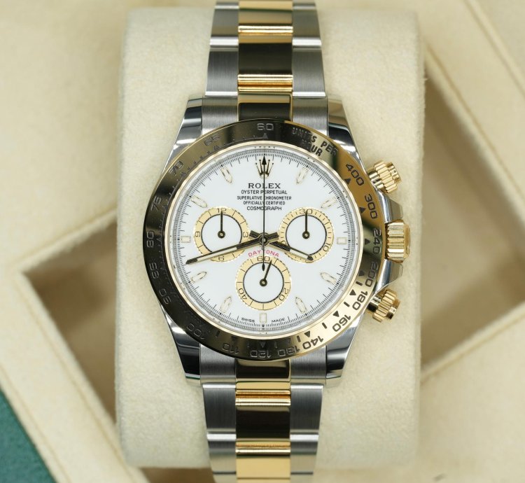 Rolex Daytona 2024 Steel And Gold Daytona White Dial Unworn Box And Papers 126503