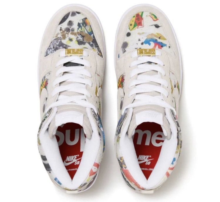 Supreme Nike Sb Dunk High Rammellzee
