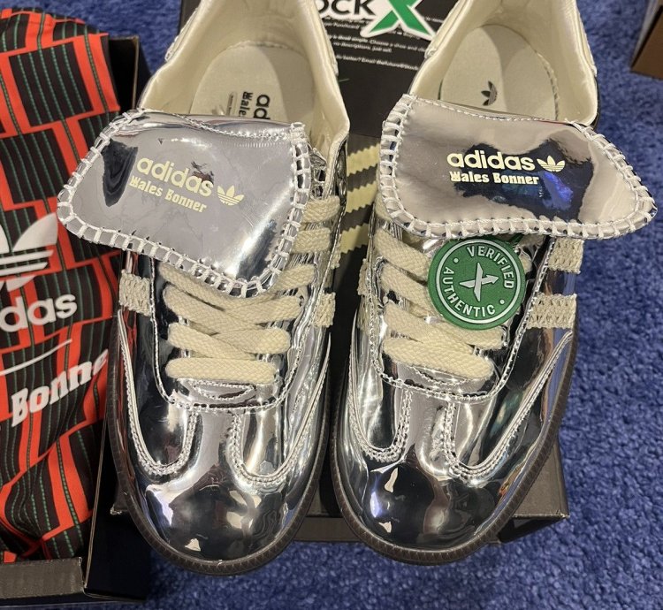 Adidas Wales Bonner Samba Silver Metallic Mens
