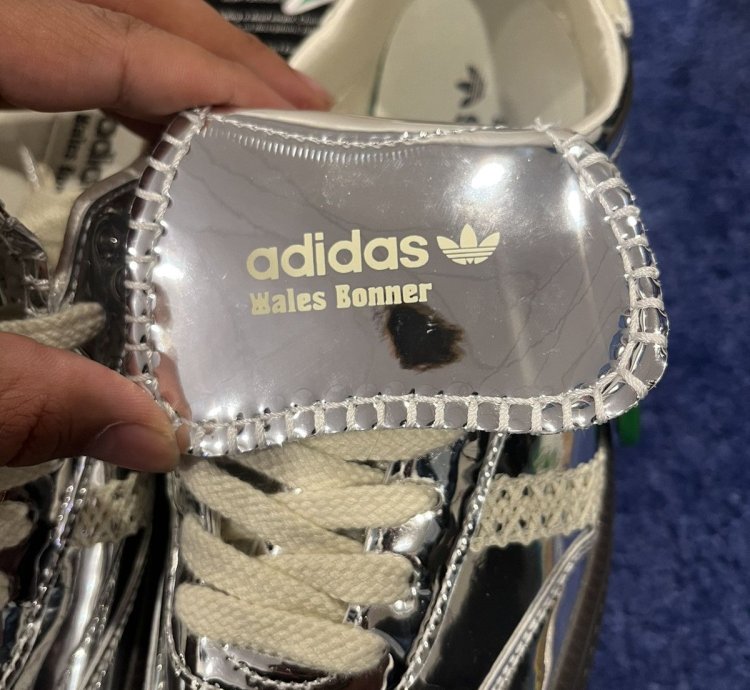 Adidas Wales Bonner Samba Silver Metallic Mens
