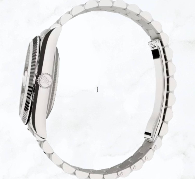 Rolex Day-date 36 White Gold Silver Dial 128239 new Unworn