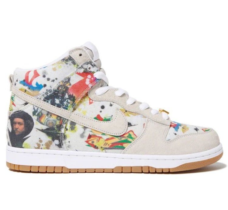 Supreme Nike Sb Dunk High Rammellzee size 12