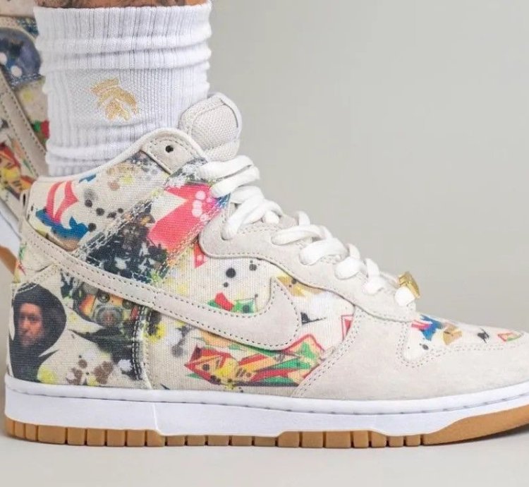 Supreme Nike Sb Dunk High Rammellzee size 12