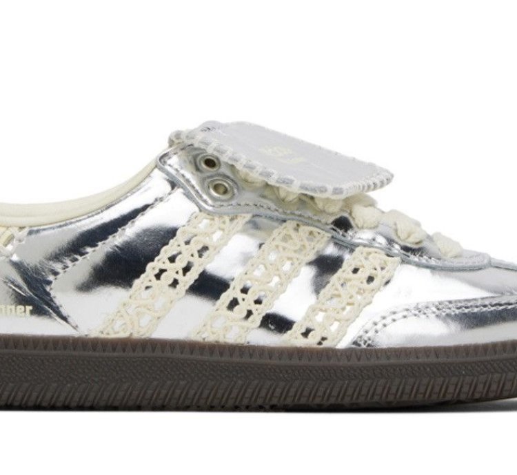 Adidas Wales Bonner Samba Sneakers Silver
