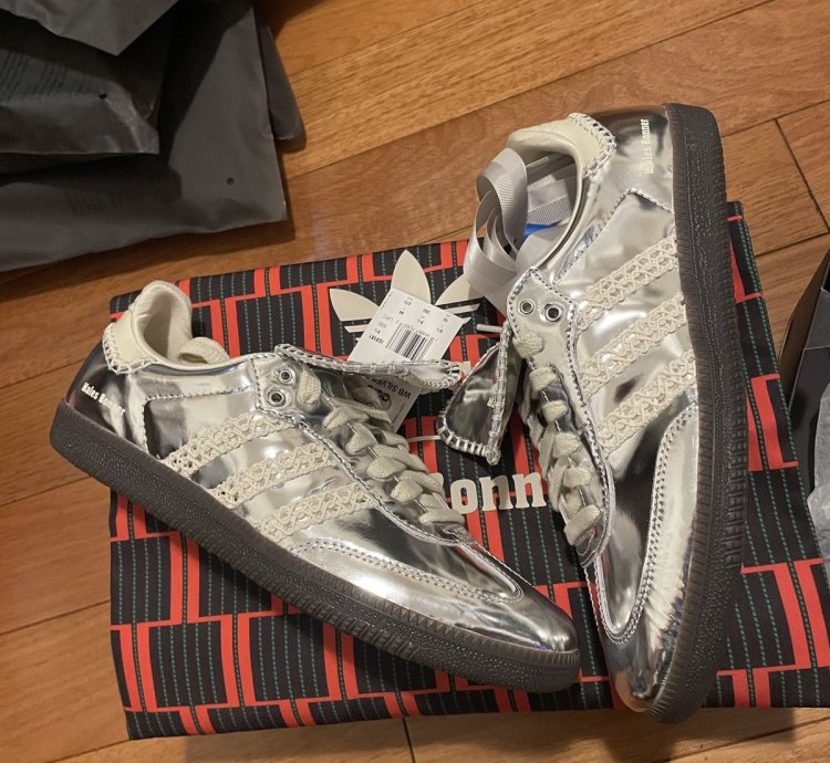 Adidas Wales Bonner Samba Sneakers Silver