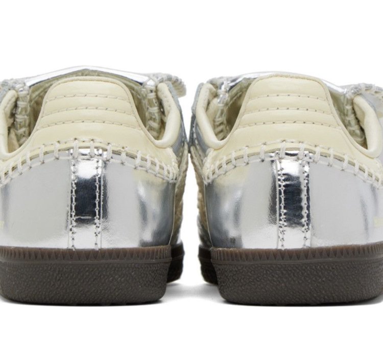 Adidas Wales Bonner Samba Sneakers Silver