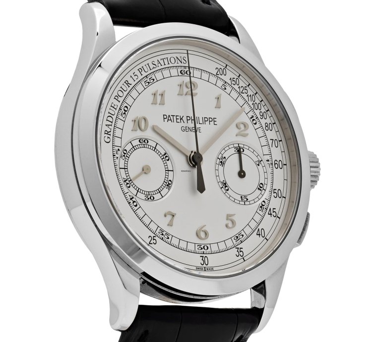 Patek Philippe Chronograph 5170g-001 White Gold White Dial