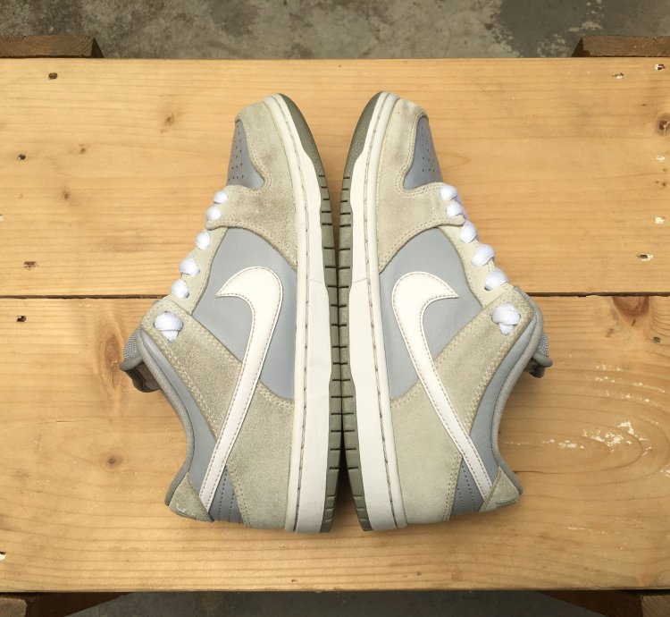 Rare Nike Sb Dunk Low Pro Summit White Wolf Grey