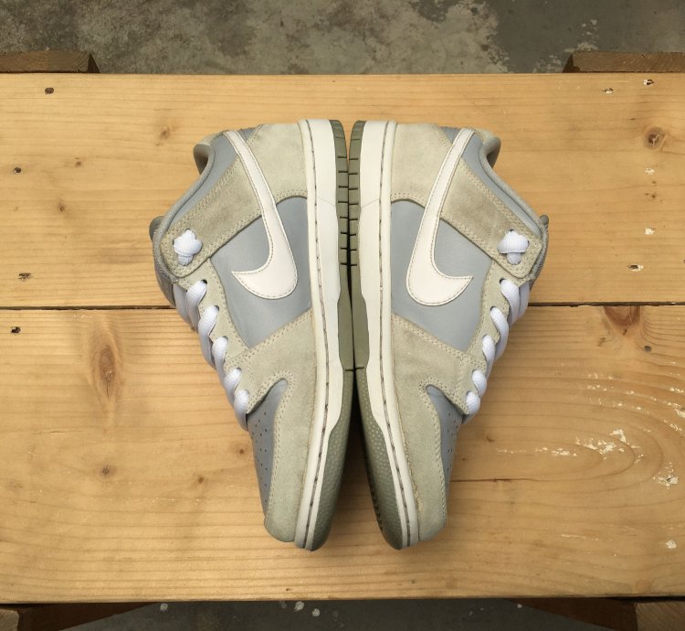 Rare Nike Sb Dunk Low Pro Summit White Wolf Grey