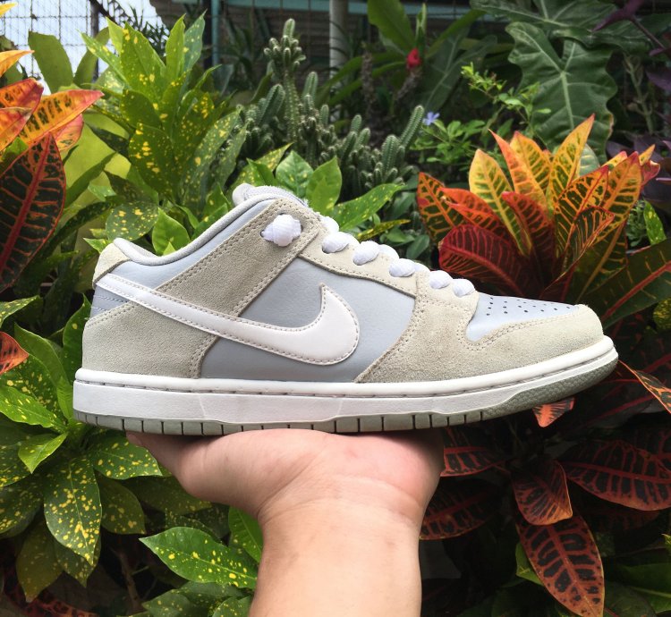 Rare Nike Sb Dunk Low Pro Summit White Wolf Grey