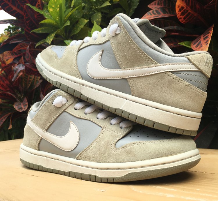 Rare Nike Sb Dunk Low Pro Summit White Wolf Grey