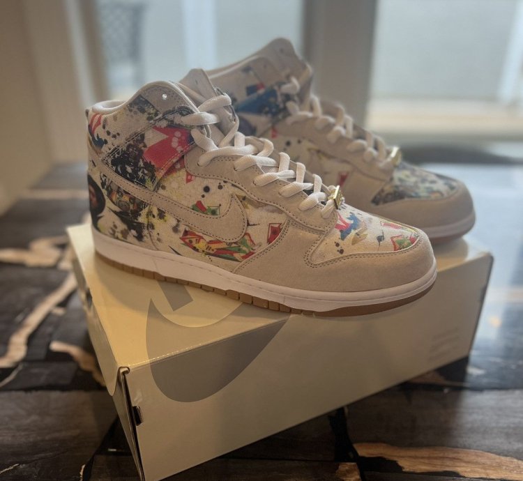Supreme Nike Sb Dunk High Rammellzee Size 12