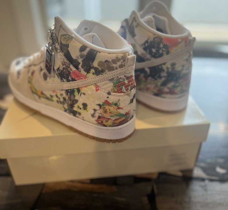 Supreme Nike Sb Dunk High Rammellzee Size 12