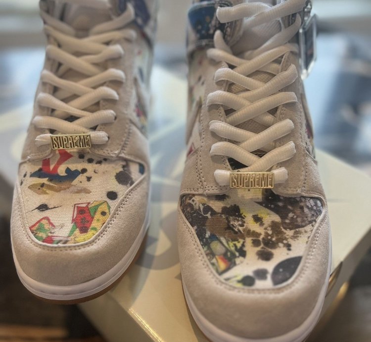 Supreme Nike Sb Dunk High Rammellzee Size 12