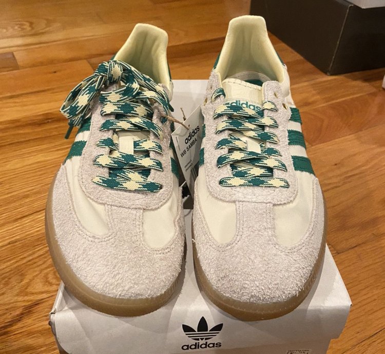 Adidas Wales Bonner Samba White And Green