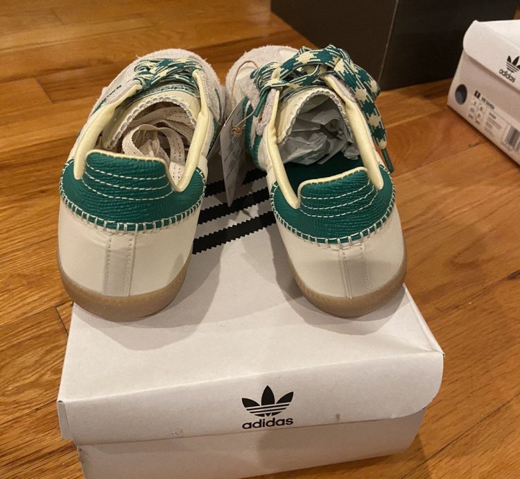 Adidas Wales Bonner Samba White And Green