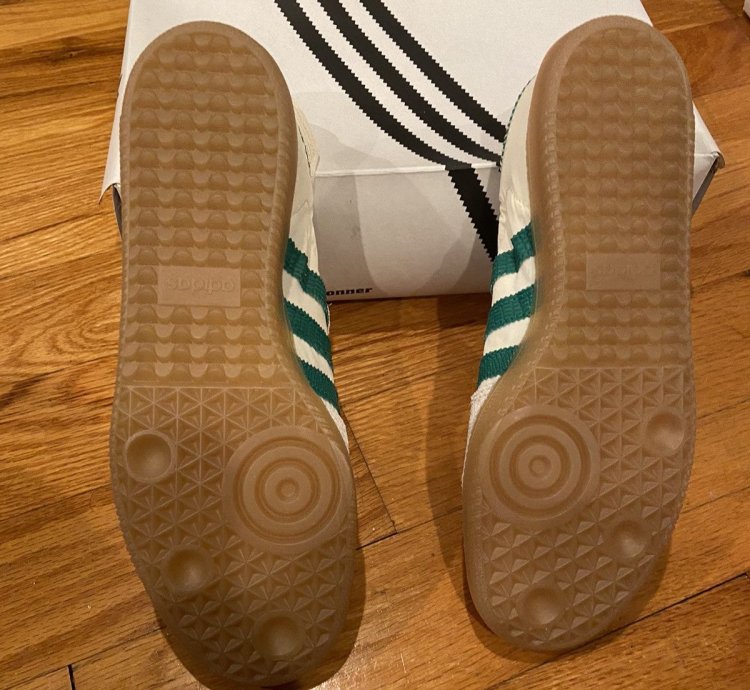 Adidas Wales Bonner Samba White And Green