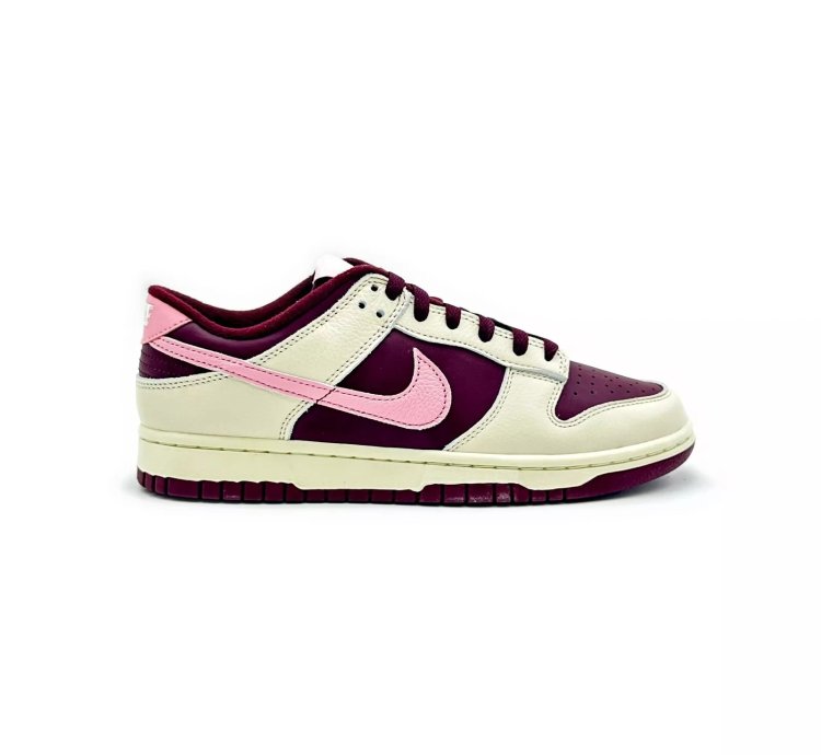 Dr9705-100 Nike Dunk Low Valentines Day 2023 Sail Beige Pink Brown Chocolate