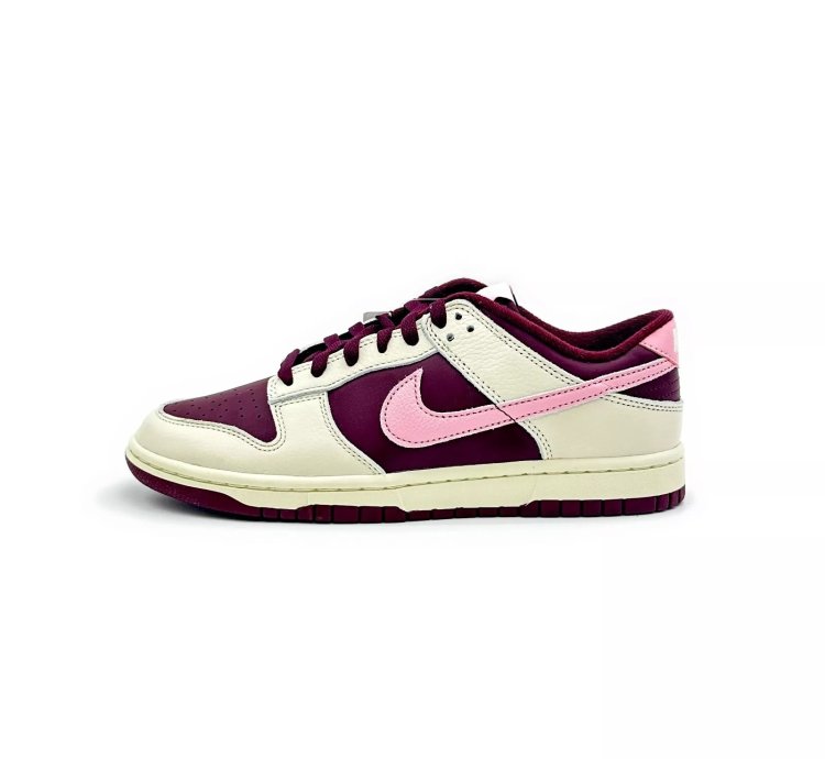 Dr9705-100 Nike Dunk Low Valentines Day 2023 Sail Beige Pink Brown Chocolate