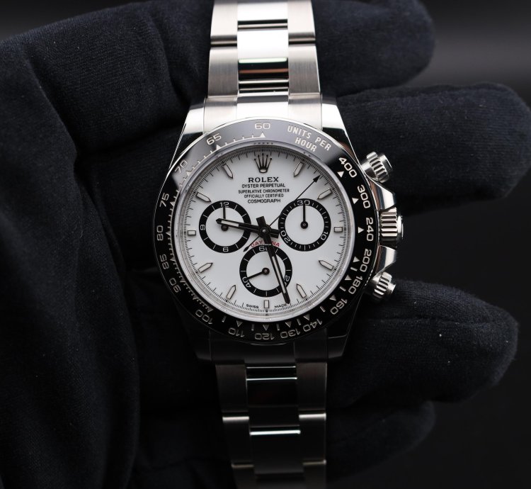 Rolex Daytona 2025 New Daytona Panda White Dial 126500ln New Unworn Full Set