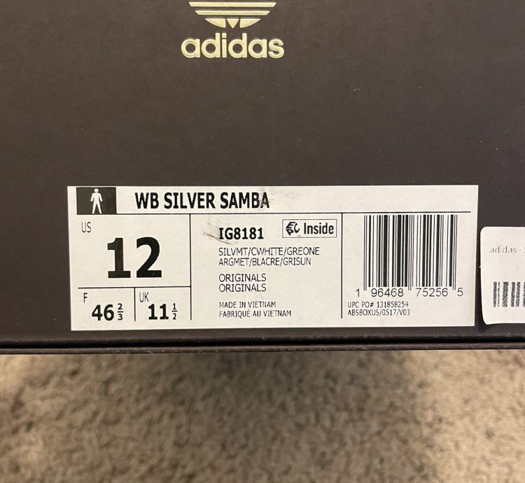 Adidas Wales Bonner Silver Samba