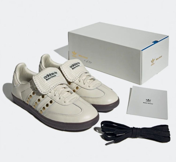 Adidas Wales Bonner Studded Samba White Size 9 Ships Asap