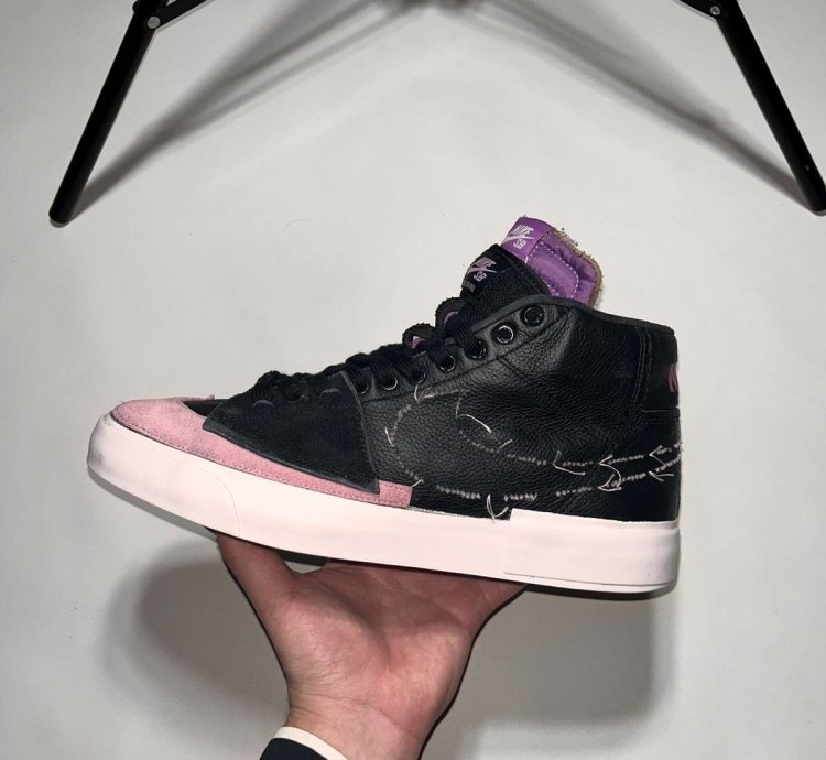 Rare Nike Sb Zoom Blazer Mid Edge Black