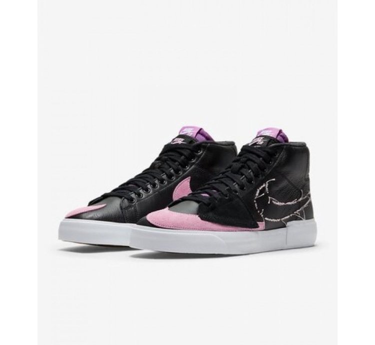 Rare Nike Sb Zoom Blazer Mid Edge Black