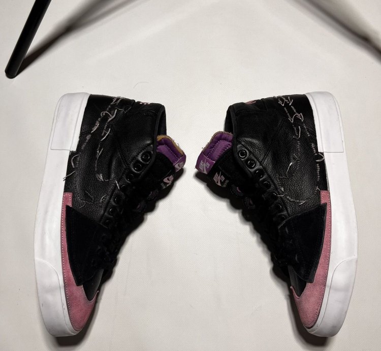 Rare Nike Sb Zoom Blazer Mid Edge Black