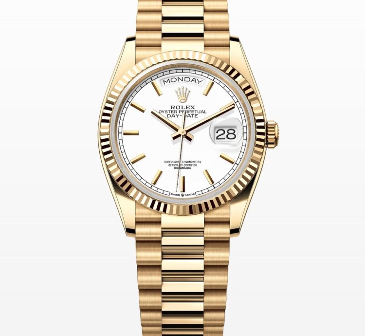 Rolex Day-date 36 White Index Dial Unworn