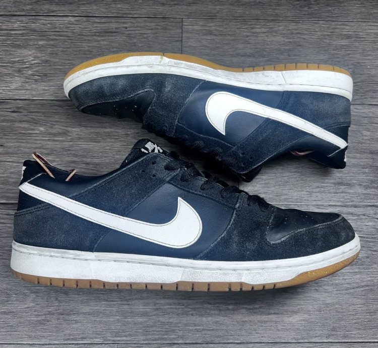 Rare Size 10 5 - Nike Sb Zoom Dunk Low Pro Black Gum 2017