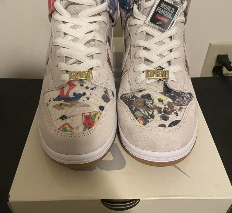 Supreme Nike Sb Dunk High Remmellzee