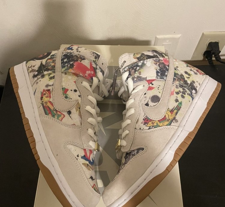 Supreme Nike Sb Dunk High Remmellzee