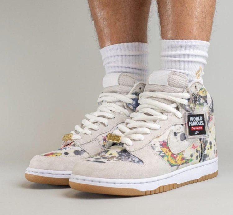 Supreme Nike Sb Dunk High Supreme Rammellzee