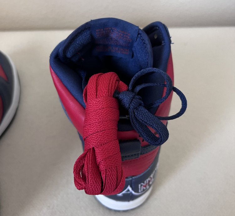 Supreme Nike Sb Dunk High Varsity Red Navy