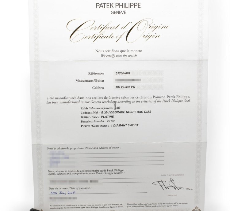 Patek Philippe Chronograph 5170p-001