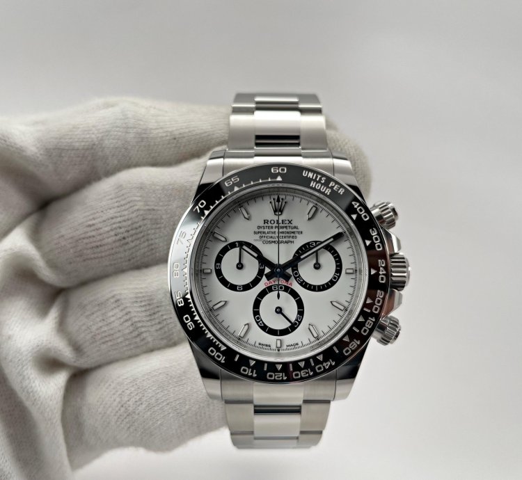Rolex Daytona 2025 New White Dial Panda 126500ln