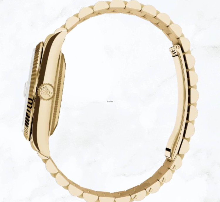 Rolex Day-date 36 Yellow Gold Carnelian Diamond Dial new Unworn