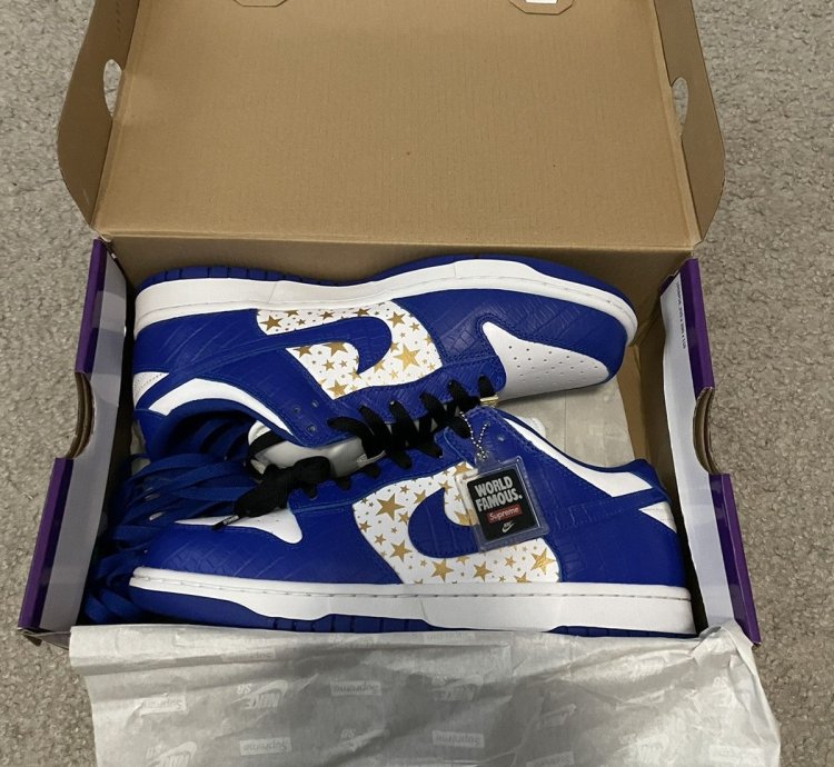 Supreme Nike Sb Dunk Low Blue
