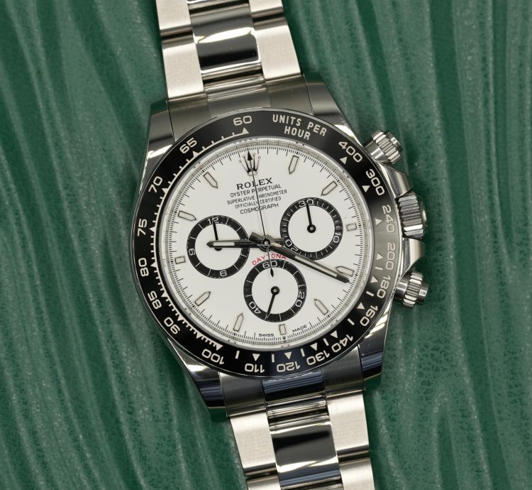 Rolex Daytona 2025 Steel Daytona White Dial Panda New Release Unworn Box Papers 126500ln