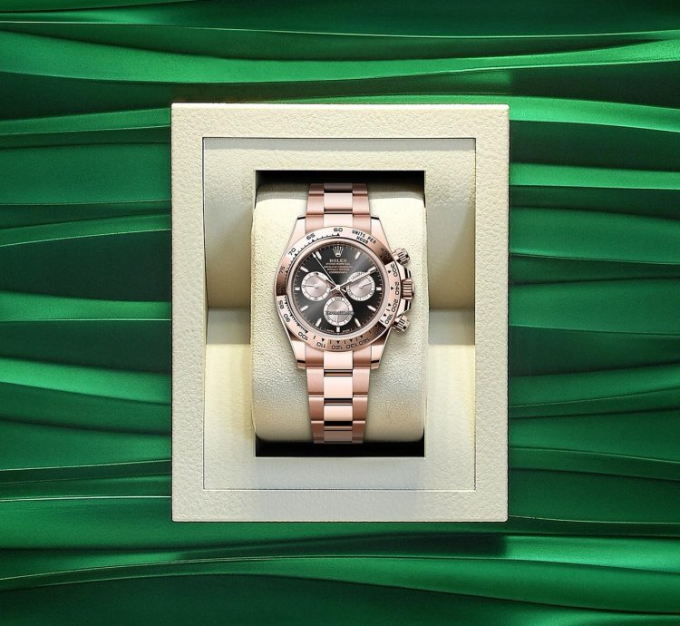 Rolex Daytona 2025 Unworn Rolex Daytona Rose Gold Black Dial Sundust Subdials