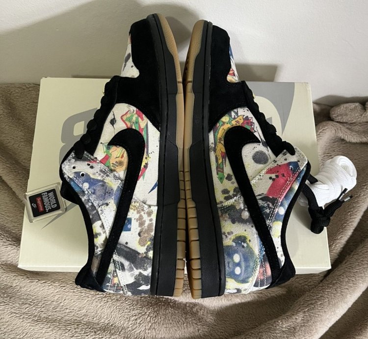 Supreme Nike Sb Dunk Low Rammellzee 9 5